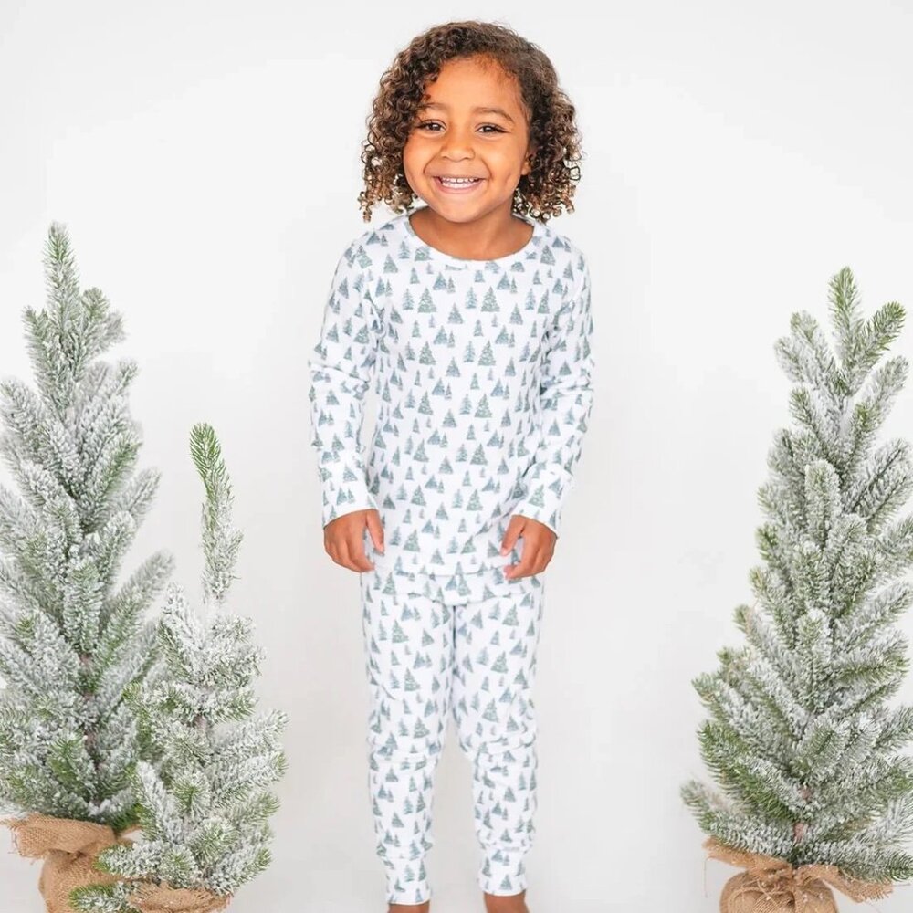 NWT Organic Cotton Two Piece Christmas Pajama 12-18 months